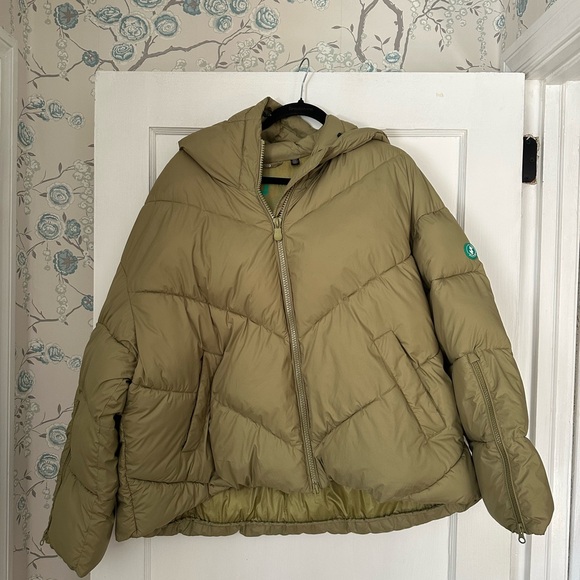 SAVE THE DUCK Olive Puffer Jacket - Picture 6 of 7